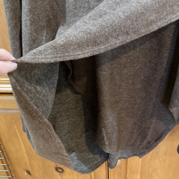 Cozy cocoon style pull over top in a warm brown. - Picture 2 of 5